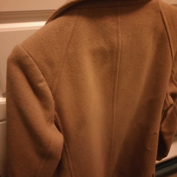 BURBERRY Style Camel Peacoat - Picture 5 of 7